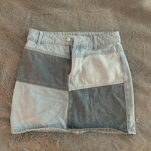 Mini Jean Skirt
